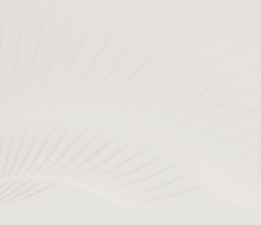 Abstract white wavy lines on smooth background.