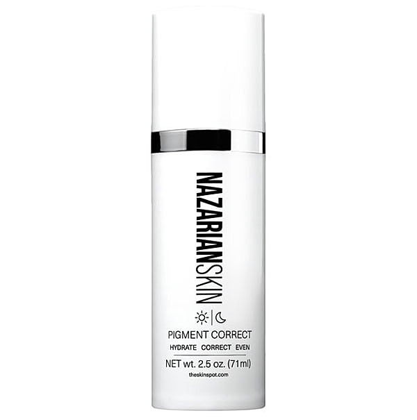 Nazarian Skin Pigment Correct serum bottle.