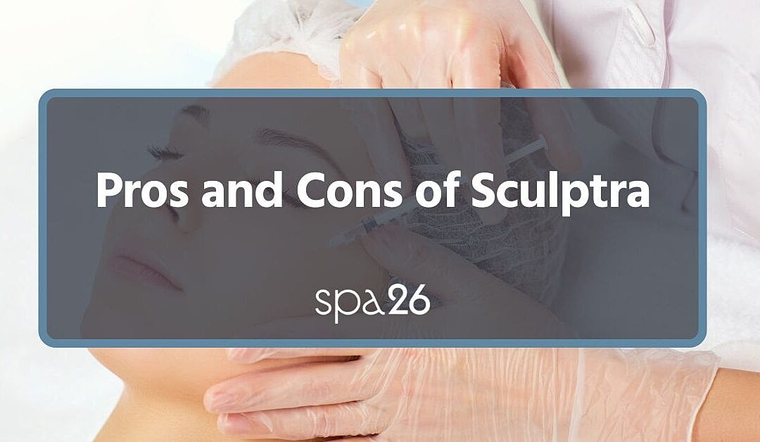 Sculptra treatment discussion with patient and practitioner.